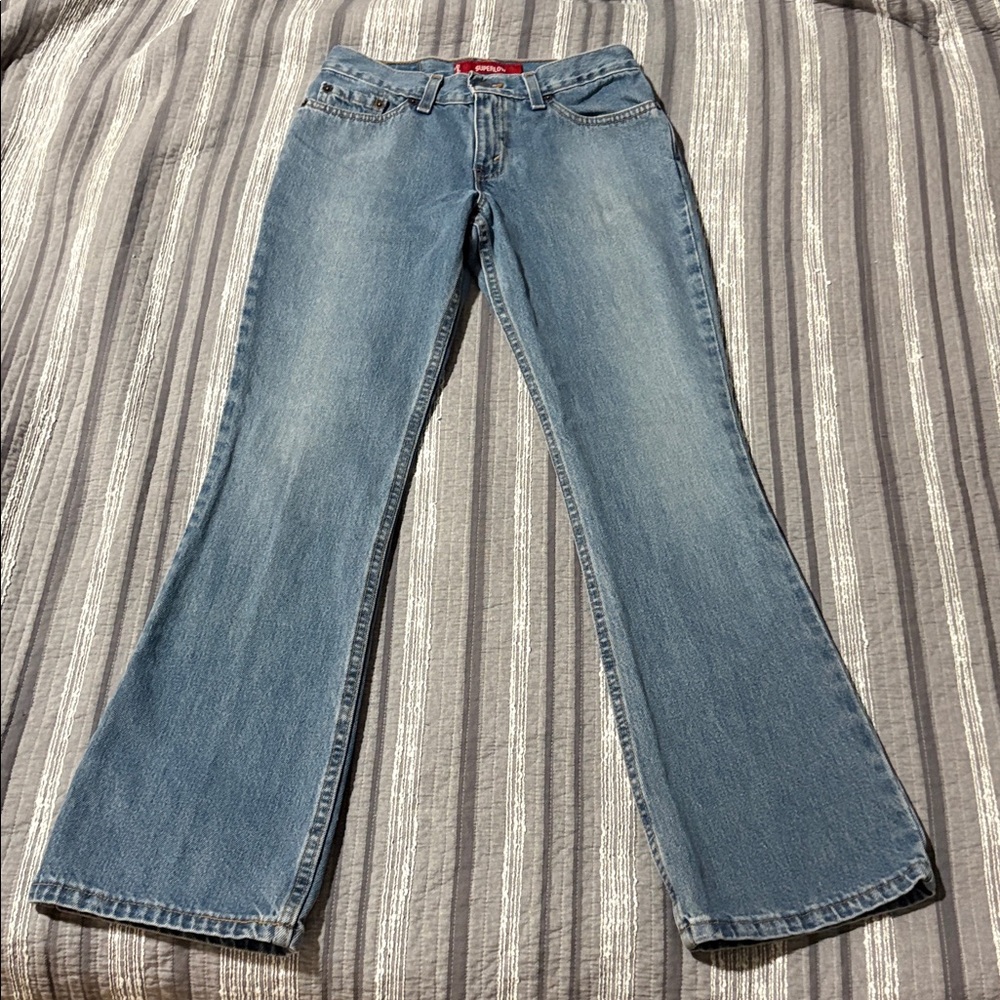 Levi's Blue Women's Low Rise Boot Cut Jeans